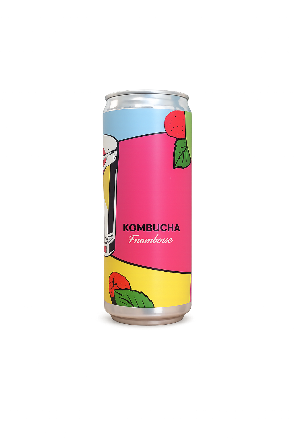 Kombucha Framboise - Canette 33cl (x24)