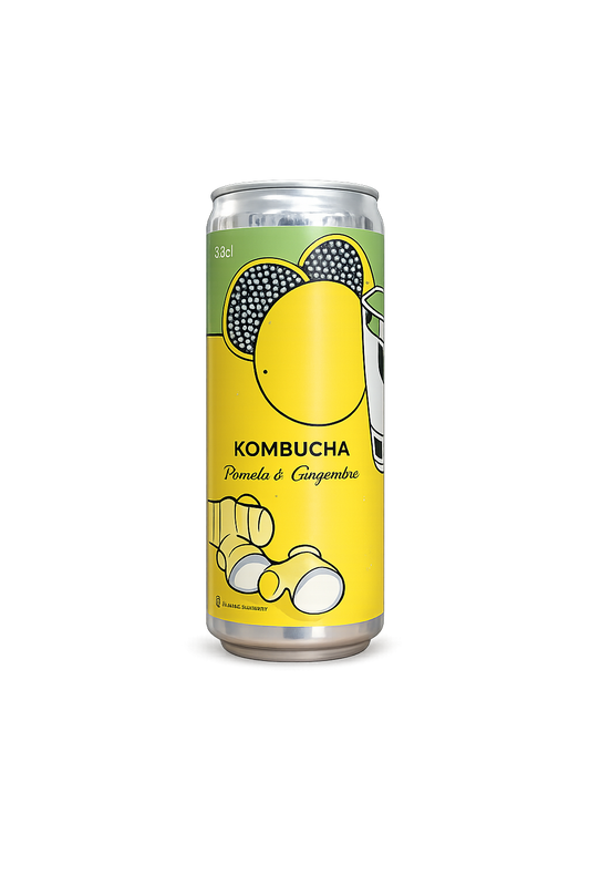 Kombucha Pomelo Gingembre - Canette 33cl (x24)