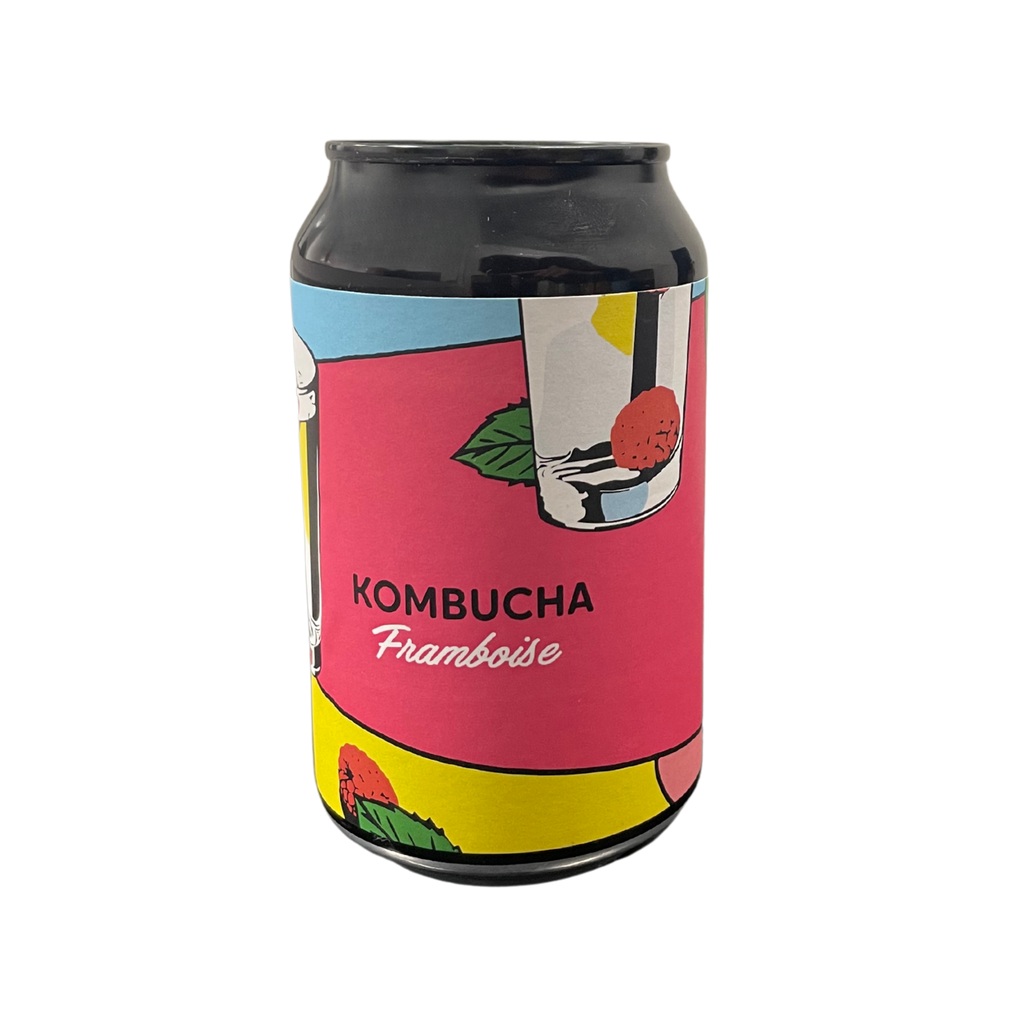 Kombucha Framboise - Canette 33cl (x24)
