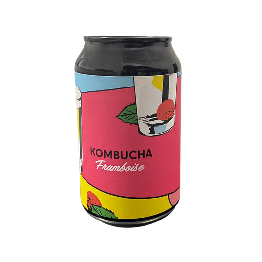 Kombucha Framboise - Canette 33cl (x24)